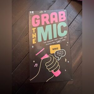Grab The Mic Karaoke Party Game - NEW